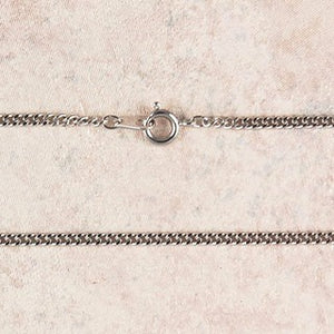 24" Medium Curb Chain Round Clasp