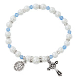 Crystal Stretch Rosary Bracelet