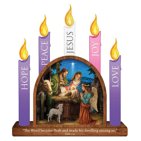 Magnetic Advent Wreath Set