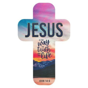 Way Truth and Life Cross Bookmark John 14:6