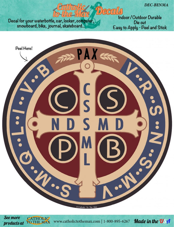 St Benedict Medal Decal