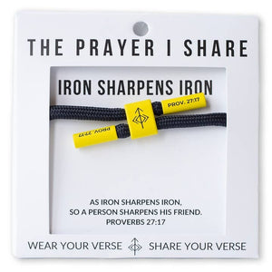 Iron Sharpens Iron Cord Bracelet