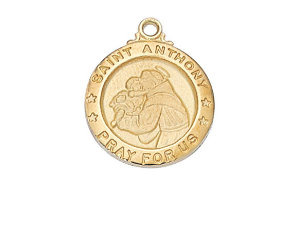 St Anthony Gold Over SS .6