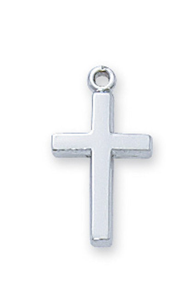 SS Baby Cross 13 Inch Chain
