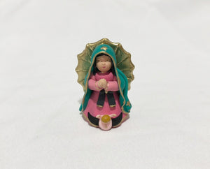 1.5" OLO Guadalupe Hand Painted Mini Figure