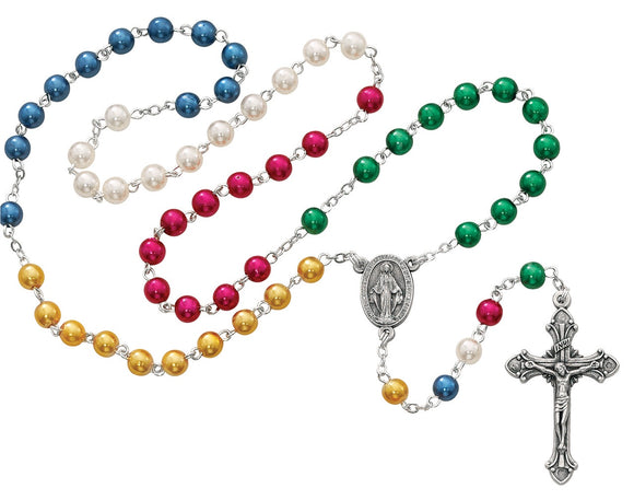 6mm Pearl Mission Rosary