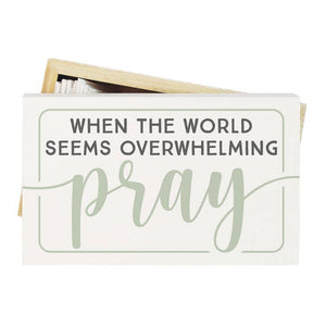 World Overwhelming Pray Prayer Box