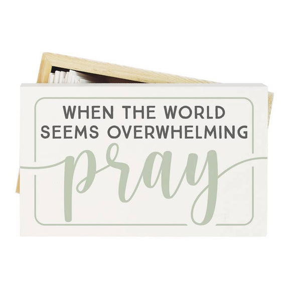 World Overwhelming Pray Prayer Box