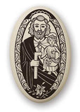 Patron Saints Porcelain Pendants