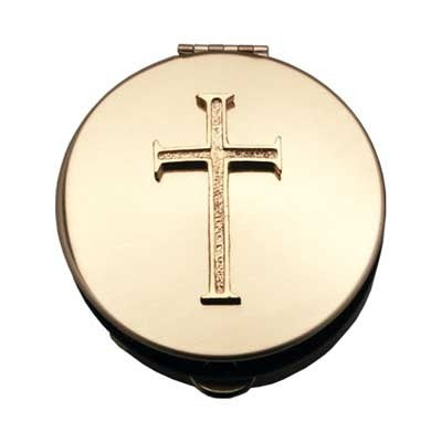 Gold Latin Cross Pyx