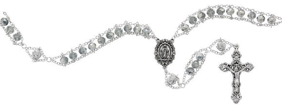 Crystal Labrador Ladder Rosary - DIS