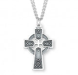 1.3" SS Celtic Cross 24 Inch Chain