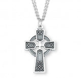 1.3" SS Celtic Cross 24 Inch Chain