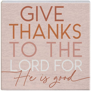 Thanks To The Lord Talk Square