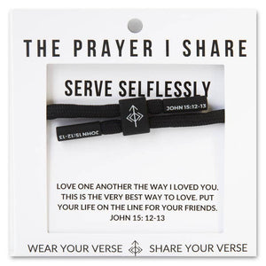 Serve Selflessly Cord Bracelet