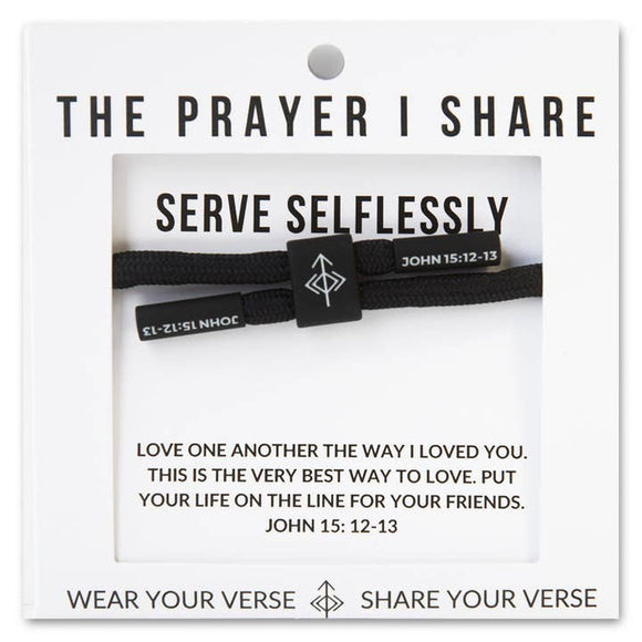 Serve Selflessly Cord Bracelet