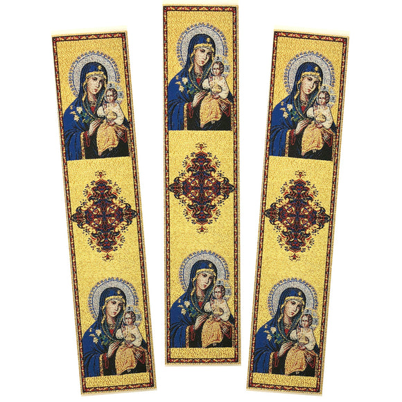 Eternal Bloom Woven Tapestry Bookmark