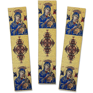 OLO Perpetual Help Woven Tapestry Bookmark