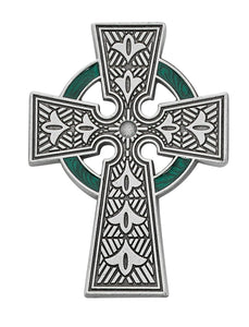 Auto Visor Clip Enameled Celtic Cross