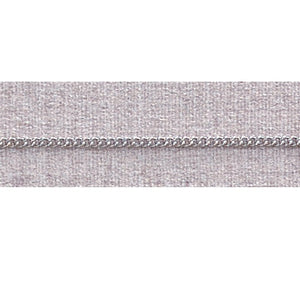 16-18" Adj Fine Curb Rhodium Chain