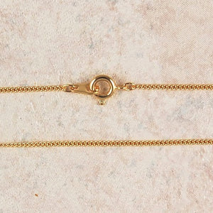 16" Fine Curb Gold Plated Chain