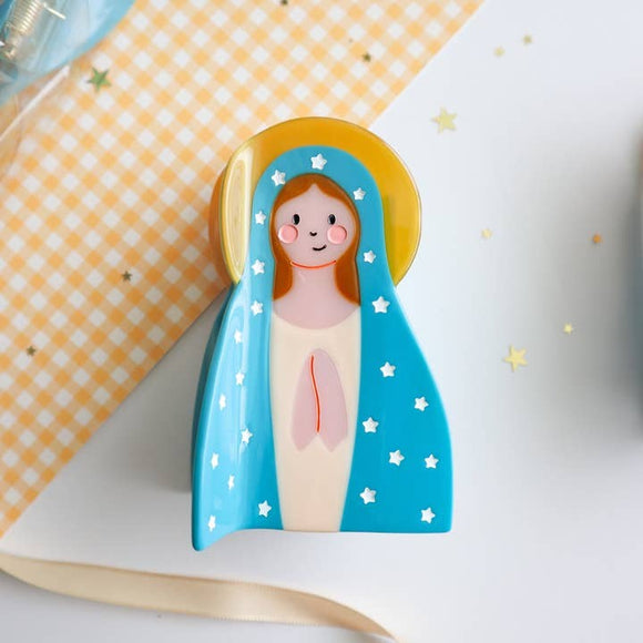 Our Lady Star of the Sea Hair Clip