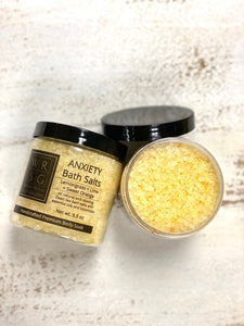 Dead Sea Bath Salts - Anxiety (Lemongrass + Lime + Sweet Orange)
