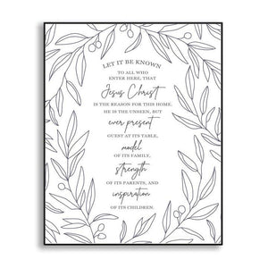 Reason For This Home Framed Quote