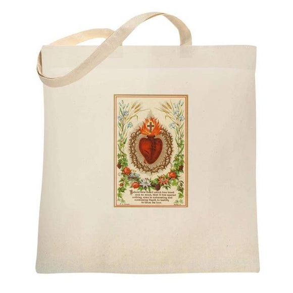 Behold This Sacred Heart Tote Bag