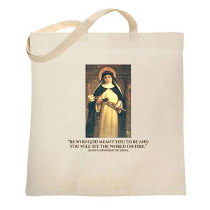 St Catherine of Siena Tote Bag
