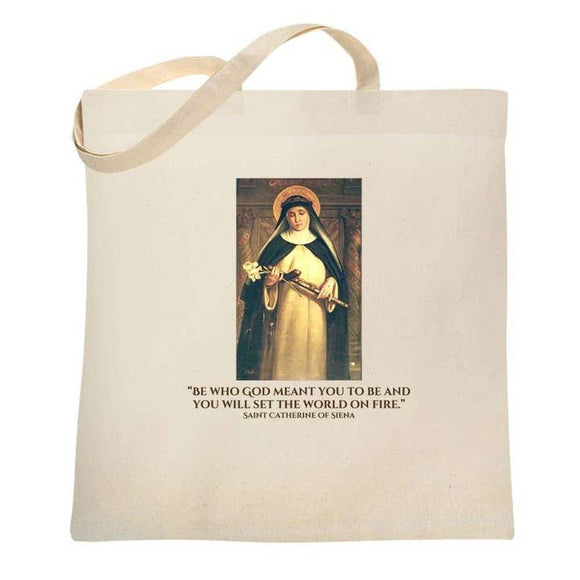 St Catherine of Siena Tote Bag