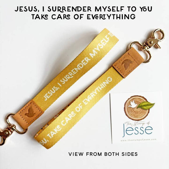 Yellow Surrender Prayer Wristlet