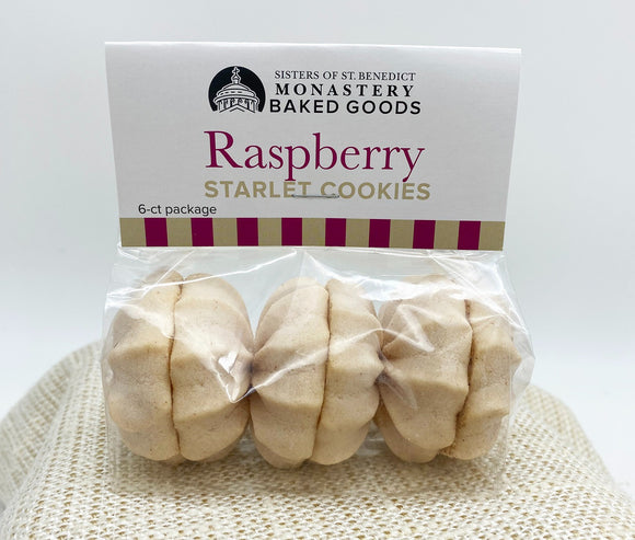 Raspberry Starlet Cookies 6 Count
