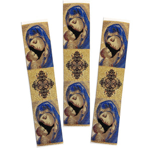 Madonna & Child Woven Tapestry Bookmark