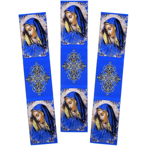 Virgin of Sorrows Woven Tapestry Bookmark