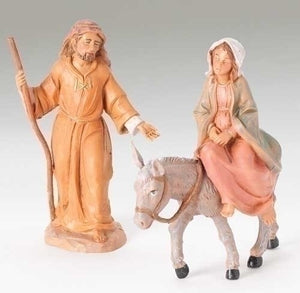 5" 2 Piece Journey To Bethlehem Set