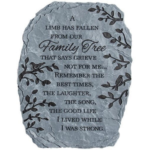 Family Tree Garden Stone