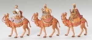 5" 3 Piece Three Kings on Camels Set