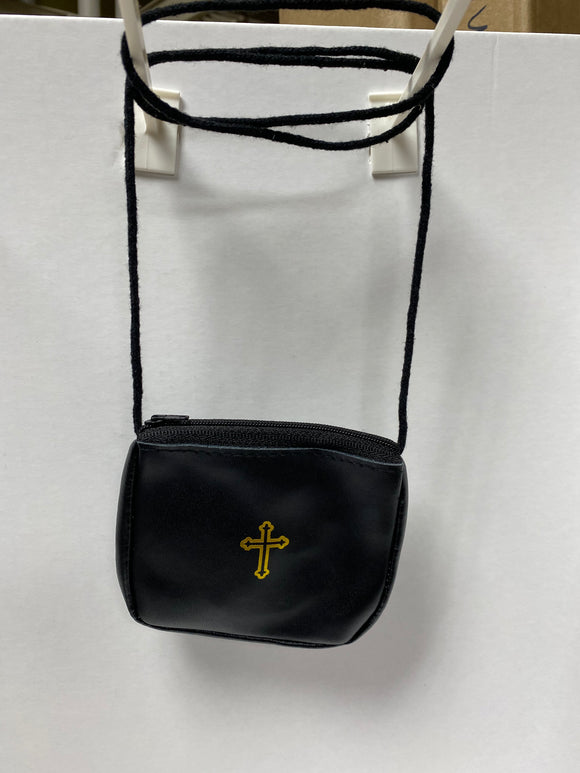 Large Leather Burse With Cord
