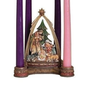 6.25" Advent Wreath Nativity Arch