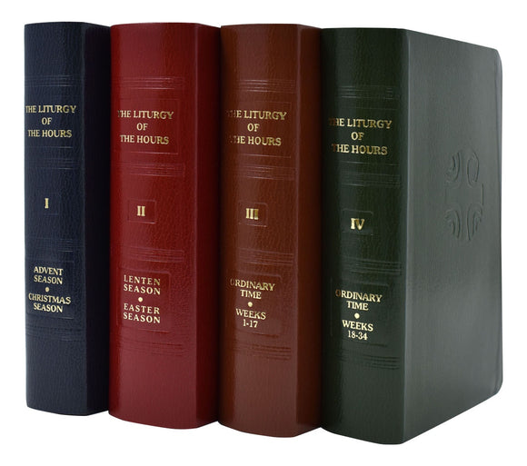 Liturgy Of The Hours 4 Volume Set Imitation Leather