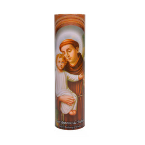 St Anthony LED Flameless Devotional Candle