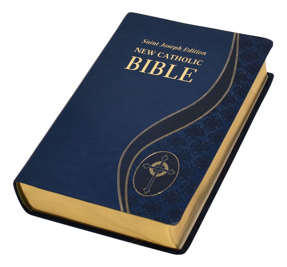 New American Bible Dura-Lux Giant Print-  Blue