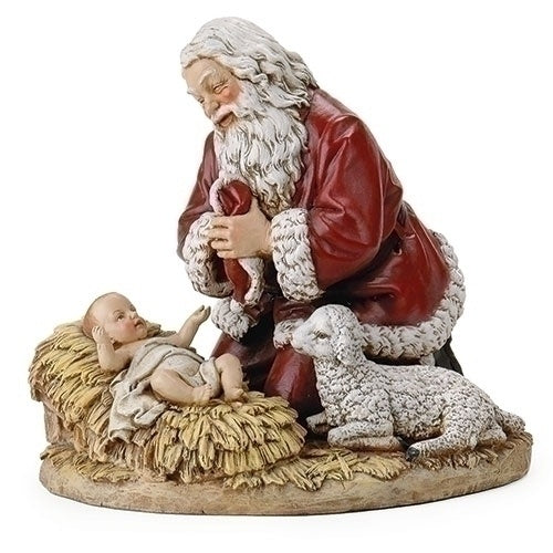 8.25” Kneeling Santa Figure