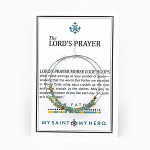The Lord's Prayer Morse Code Hoops