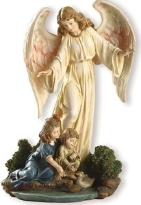 8.5" Guardian Angel With Child Figure