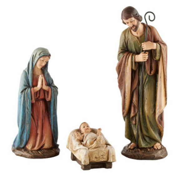 16 Inch 3 Piece Nativity Set