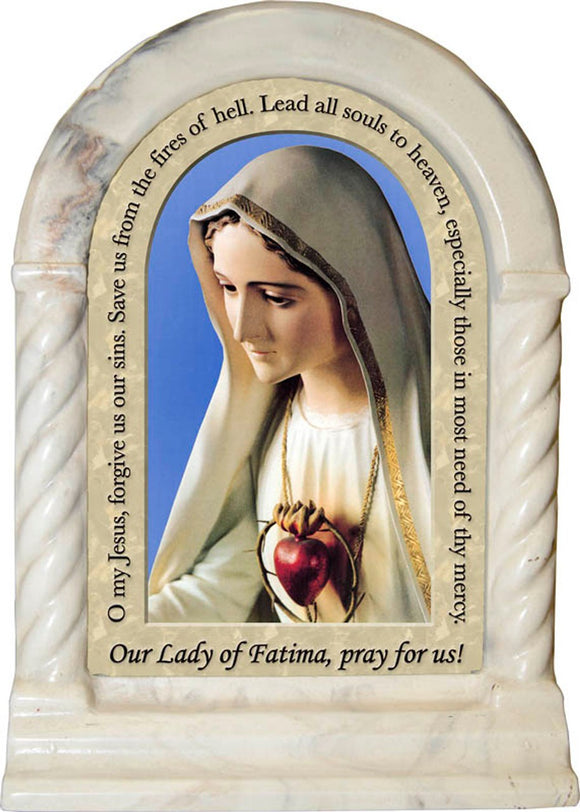 Our Lady of Fatima Desk Shrine