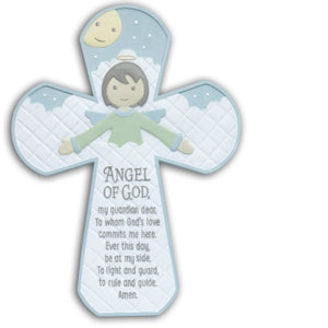 Angel Of God Baby Cross
