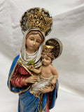 9" OLO Rosary Hand Painted Statue